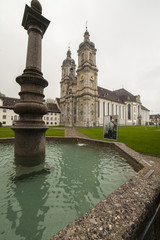 Fototapeta na wymiar Svizzera, la città di San Gallo,abbazia di San Gallo.