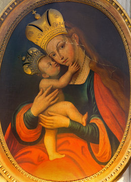 Vienna - Madonna paint from st. Michael church or Michaelskirche