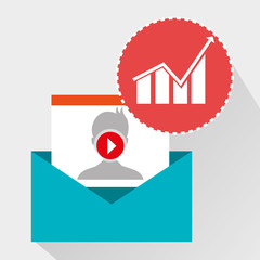 Business and technology graphic design