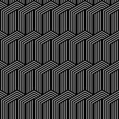 Seamless geometric striped pattern.