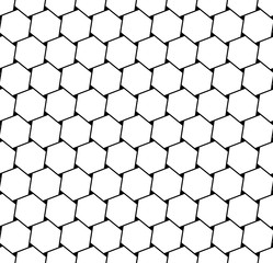 Seamless hexagons latticed texture.