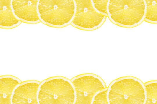 Lemon slices background.