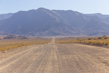 Fototapeta na wymiar Scenic route in Damaraland, Namibia