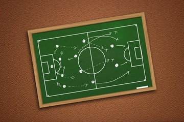 Fototapeta premium Soccer or Football Game Strategy