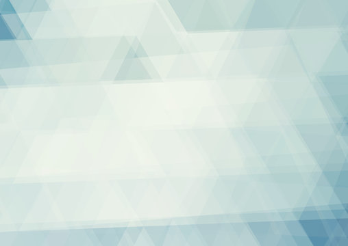 Abstract pale blue background textured by triangles