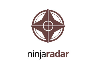 Ninja Shuriken Radar Logo