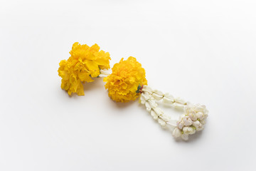 Isolated garland on white background