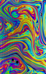 Rainbow colors created by soap, bubble,or oil makes can use for background 
