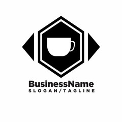 Coffee Cafe logo icon vector