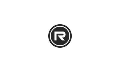 letter r circle logo