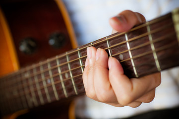 Fototapeta na wymiar guitars