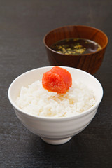 明太子のご飯