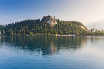 Fototapeta na wymiar Bled Lake, Slovenia, Europe