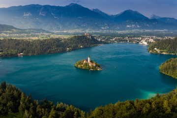 Obraz premium Bled Lake, Slovenia, Europe