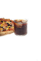 pizza and coke