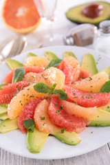 avocado and citrus fruit
