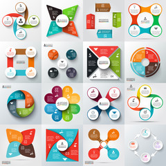 Vector infographic design template.