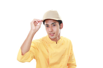 笑顔のウェイター