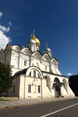 Fototapeta na wymiar The Archangel Cathedral, Moscow Kremlin
