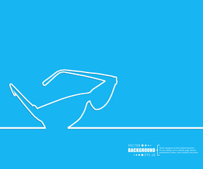 Abstract creative concept vector background. For web and mobile applications, illustration template design, business infographic, brochure, banner, presentation, poster, cover, booklet, document