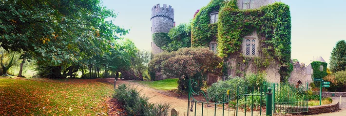 Papier Peint photo autocollant Château panorama du château près de Dublin