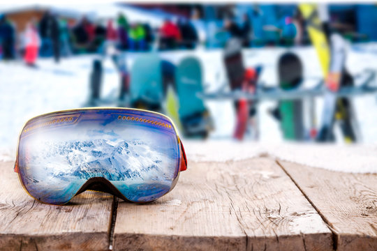 winter sport  and holiday concept