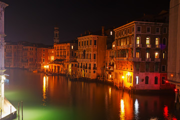 Obraz premium reflection in Venice Grand Canal