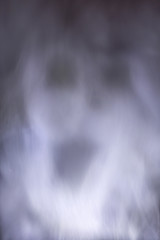 Wasserdampf mit Geisterbild