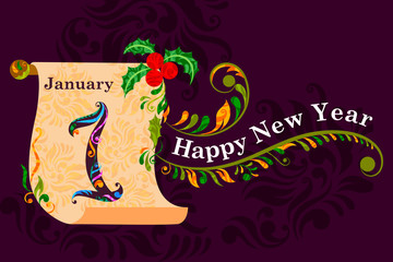 Happy New Year celebration background