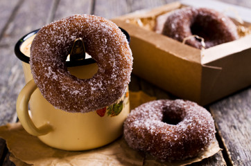 Traditional fried donut
