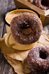 Traditional fried donut