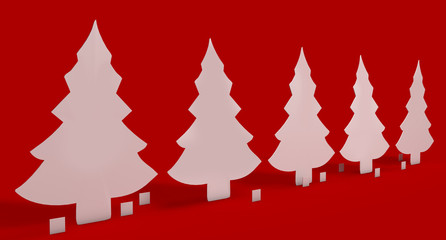 Obraz premium Alberi di Natale