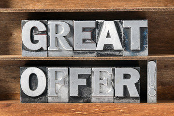 great offer tray