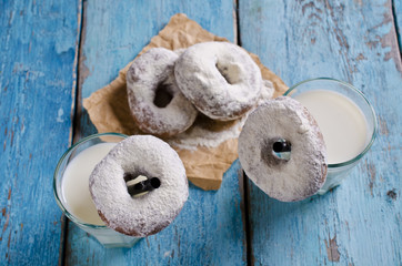 Traditional fried donut