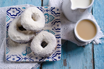 Traditional fried donut