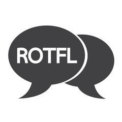 internet acronym chat bubble illustration