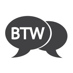 internet acronym chat bubble illustration