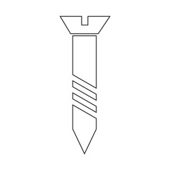 screw icon symbol Illustration
