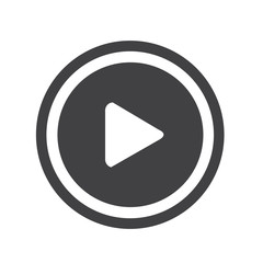 play button icon design Illustration