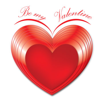 Herz - Happy Valentine - Valentinstag - Freisteller