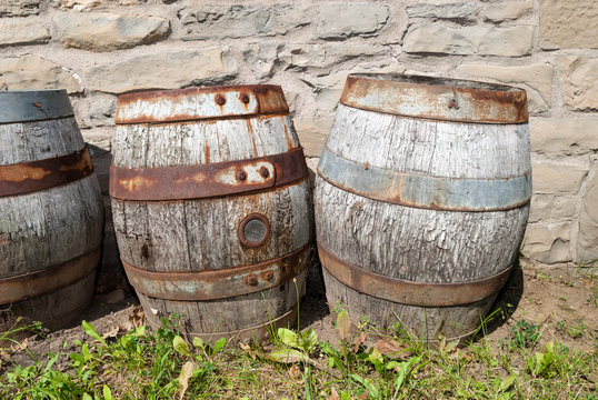 Abandoned Beer Barrels