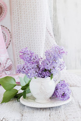 fresh bouquet of lilac