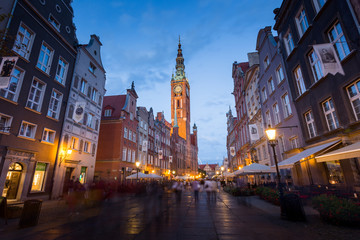 Fototapeta premium Cityscape of Gdansk in Poland