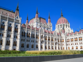 Fototapeta na wymiar Parliament Building, Budapest, Hungary