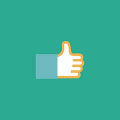 Vector thumb up icon