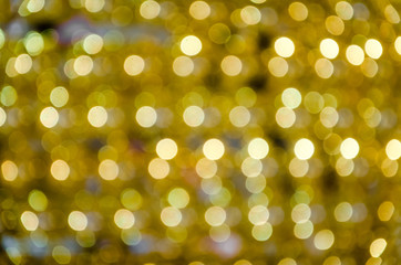 Obraz premium Gelbes Bokeh als Hintergrund