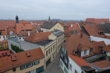 historische Altstadt von Bamberg, Oberfranken, Bayern, Deutschla