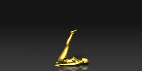 The Legs Up the Wall Yoga Pose