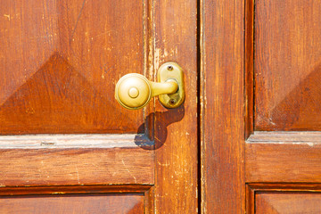 europe  in  italy  antique close brown   lock  closeup