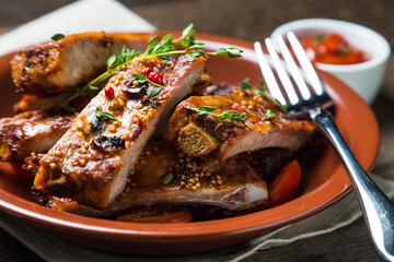 grilled ribs
